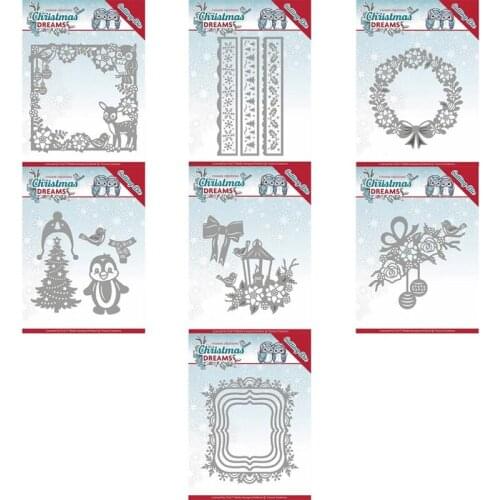 Mmao Crafts Metal Steel Cutting Dies Christmas tree frame bells Stencil For DIY Scrapbooking Paper/photo Cards Embossing Dies