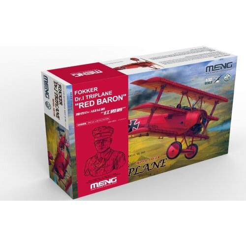 MENG MODEL QS-002s 1/32 FOKKER DR.I TRIPLANE WITH RED BARON SPECIAL EDITION Model Kit