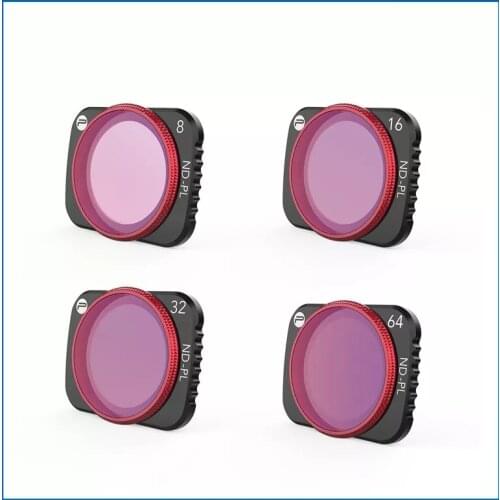 PGYTECH For DJI Mavic Air 2 ND 8 16 32 64 PL Lens Filters Set Professional Filter Kit Air2 ND8 ND16 ND32 ND64