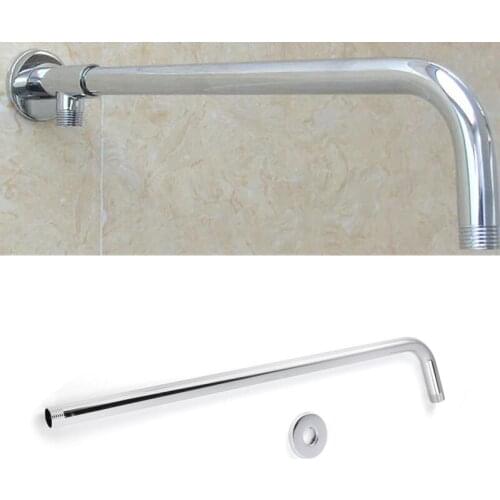 52cm Stainless Steel Wall Mounted Tube Rainfall Shower Head Arm Bracket Wall Mounted Tube Rainfall Shower Head Arm for Bathroom