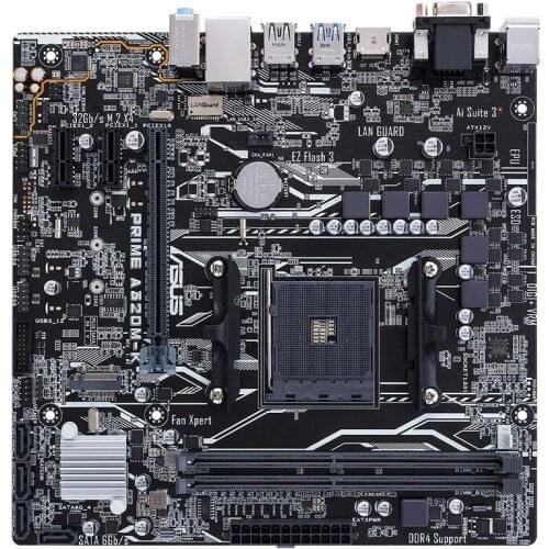 New ASUS PRIME A320M-K motherboard Socket AM4 DDR4 USB3.0 SATA3 HDMI VGA 32GB B320 desktop motherboard Free shipping