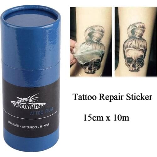 Tattoo Film Repair Stick 10m Aftercare Solution Protective Breathable Initial Healing Waterproof Stickers Tattoo Accessories