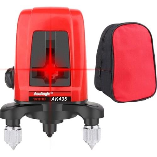 2 Lines Laser Level Cross Line Laser Self-Leveling Vertical and Horizontal Line Red light