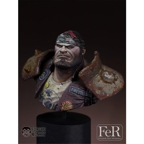 Sci-Fi Herdsman Soldier Resin Bust 1/12 Assembly Model Figure Resin Kit Bust Colorless Models Self-Assembled Toys