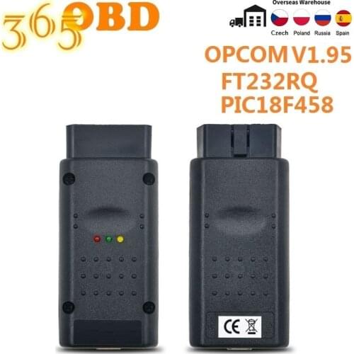 Opcom 2021 200603a OPCOM V1.99/V1.95/V1.70 with PIC18f458 FT232RQ/RL OP COM V1.95 Can Be Updated OBD2 Diagnostic Tool for Opel
