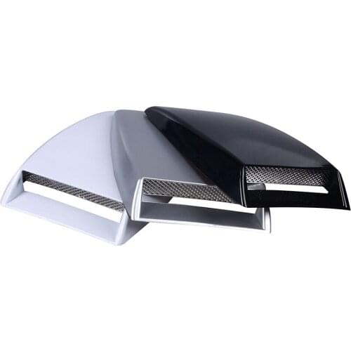 Universal Car Decorative Cell Air Flow Intake Hood Scoop Bonnet Vent Cover Fit For BMW Toyota Honda Mazda Ford Audi Passat