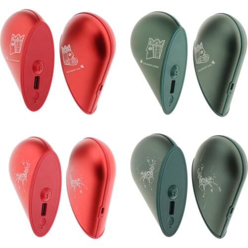 Portable Split Hand Warmer Power Bank USB Powered Quick Heating Adjustable for Winter Sports Hiking Men Woman Gift