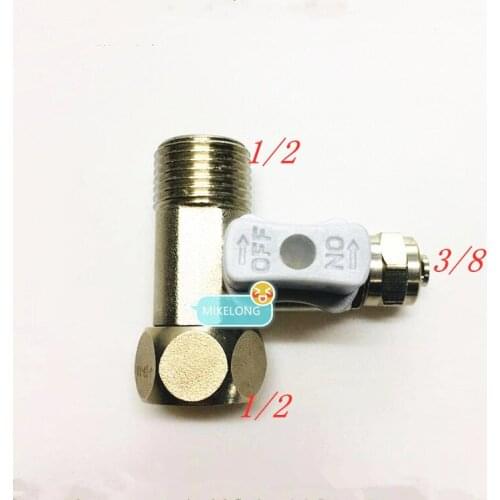 1/2 turn 3/8 water purifier three-way ball valve forxiaomi kitchen 1A400G 500G 600G water purifier parts replacement
