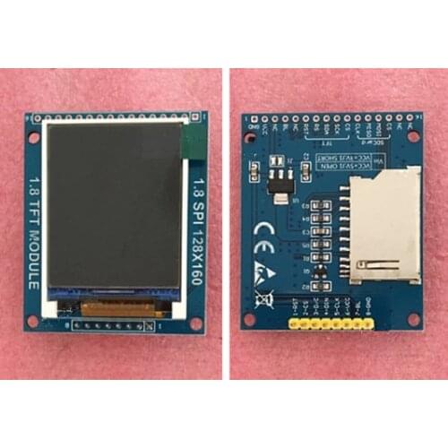 1.8 inch SPI TFT LCD Color Screen Module with PCB Board ST7735 Drive IC 128*160