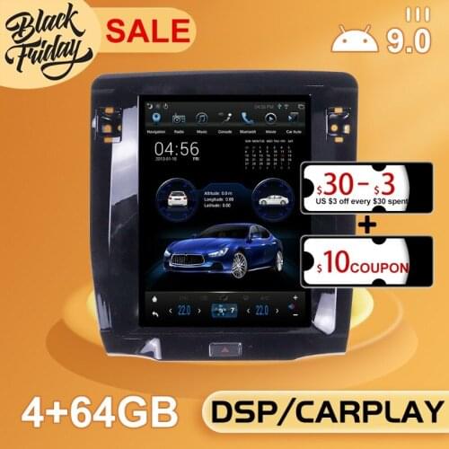 Android Vertikale Bildschirm Auto-Radio-Player für Maserati Quattroporte 2013 - 2020 Auto Stereo Multimedia Player 12,1 Zoll