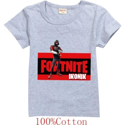 Fortnite Childrens Short Sleeve T-shirt Cotton T-shirts Boy Clothes Summer Sweatshirt Kids Girls Sports Casual O-Neck Tshirt