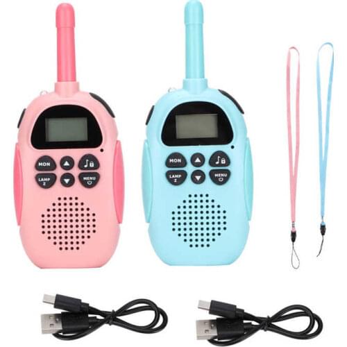 DJ100 Children Walkie-Talkie Portable Handheld Remote Two-Way Radio for Boys and Girls