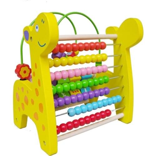 Children 's infant and early childhood education multi - function deer beads around the board calculated MY13