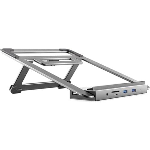 Type-C Laptop Docking Stand 12-In-One HD Converter Docking Adapter Can Be Used As a Portable Computer Stand