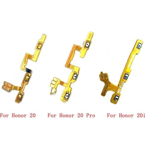For Huawei Honor 20 Pro 20i Power On Off Volume Switch Side Button Key Flex Cable Replacement Parts