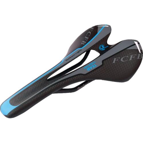 Carbon saddle 3K Carbon Fiber Bicycle Saddle Bike Seat super light cycling bike par275*143mm 110g road road bike seat mens