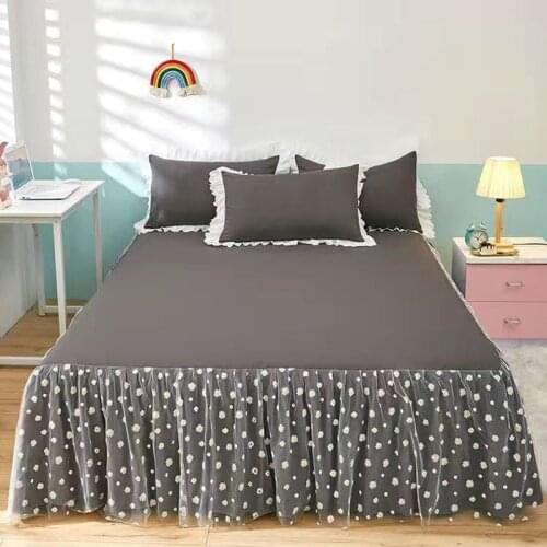Princess Sheetdress Mod Bed Cover For King/Queen Size 1.5/1.8M Home Bed Bedding Cover Beddress Flower Fashion Sweet Bedspread