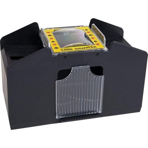 Board Game Poker Electric Automatic Card Shuffler Support 4 Deck Playing Cards