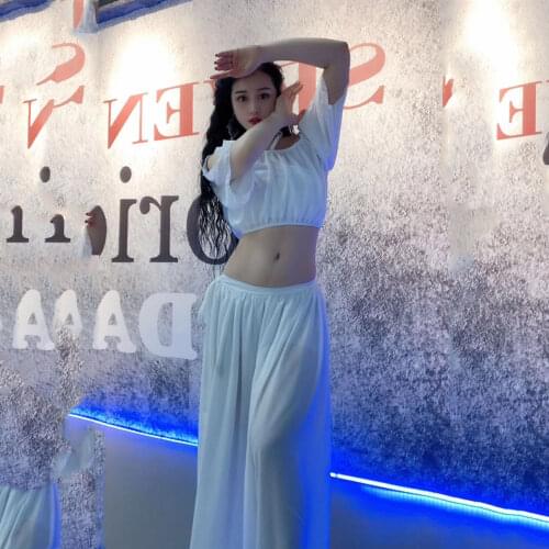 New Lady Belly Dance Costume Practice Belly Dance Sets Wear Mesh Skirt Oriental Dance Belly Dance Top&skirt Dancing Dress Suit