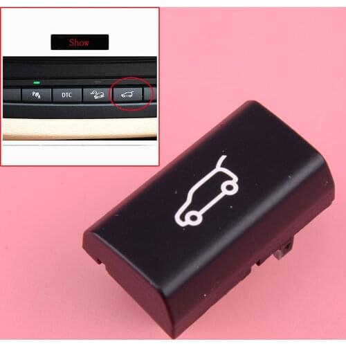 CITALL NEW Plastic Black Car Tailgate Rear Trunk Switch Button Cover Cap Fit For BMW X5 E70 X6 E71 2008 2009 2010 2011 2012 2013