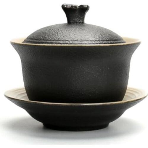 New Arrival Vintage Ceramic Tea Sets Chinese Kung Fu Gaiwan Tea Cups Hand Made Teapot Kettle Convenience Office A Tea Set