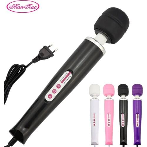 Man Nuo Huge AV Magic Wand Vibrator Female Erotic Toy USB Charger G Spot Clitoral Stimulation Large Massager Adult Sex Toys