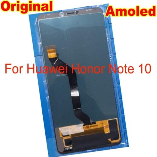 6.95" Original Amoled For Huawei Honor Note 10 LCD Screen Display + Touch Panel Digiziter For Honor Note 10 RVL-AL09 Display