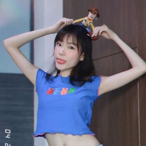 Женские хлопковые майки Orsherlly China At AliExpress