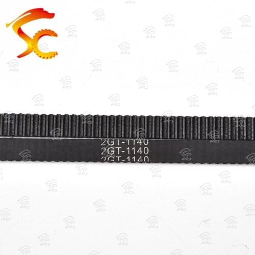 2PCS/LOT GT2 1140 closed loop rubber 2GT timing belt 1140-GT2-6mm 9mm 10mm Teeth 570 Length 1140mm width 9/10mm 3D printer belt