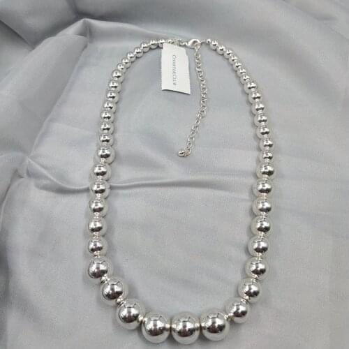 With Qingdao jewelry earring personality fashion people popular fashionable female D99 polishing texture necklace