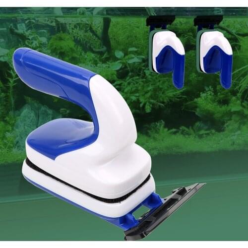Fish Tank Brush Super Suction Magnetism Brushes Magnetic Algae Scraper Floating Clean Glass Aquarium Brush Cleaner Tool