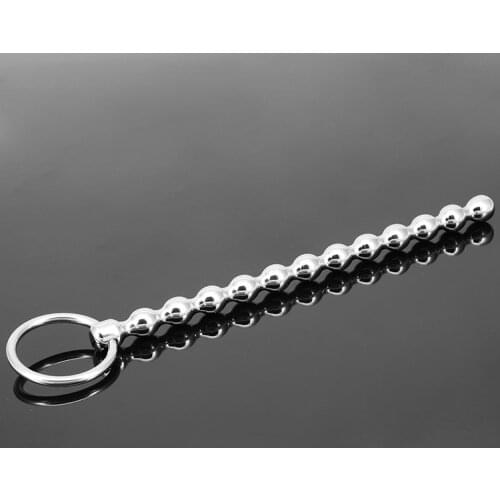 Stainless steel urethral beads Prince Wand penis plug sex products