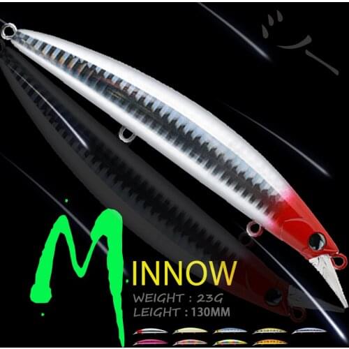 WALK FISH 130MM 23G Minnow Floating Fishing Lure 3D Eyes Wobblers Fishing Lure Japan Artificial Hard Baits Fishing Tackle