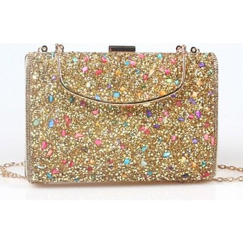 Women Clutch Bags Luxury Crystal Handbags Evening Bags Wedding Bridal Purse Rhinestone Flap Ladies Small Crossbody Shoulder Bags