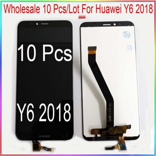 Wholesale 10 Pcs/Lot for Huawei Y6 2018 LCD screen display Y6 Prime 2018 ATU L11 L21 L22 LX1 LX3 L31 L42 with touch assembly