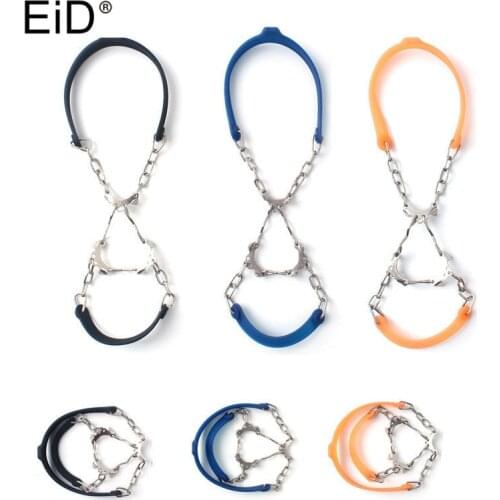 1pair Newest Walking Cleat Ice Gripper Anti Slip Ice Snow Walking Shoe Spike Grip Camping Climb Ice Crampon Ice Worldwide sale