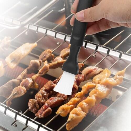 2 Pcs/Set BBQ Cake Butter Brush Glazing Baking Cooking Tool Heat-resistant Pastry Basting Brushes Barbecue Brush