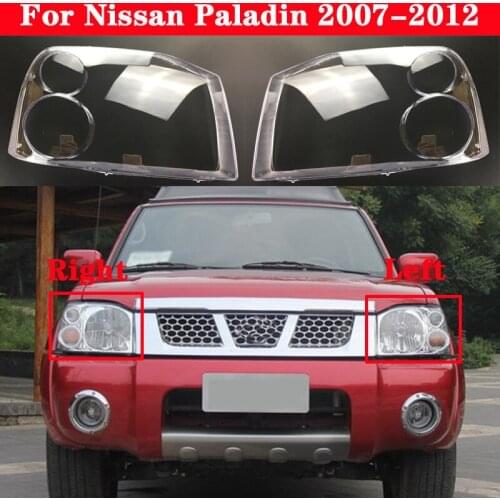 Auto Light Caps For Nissan Paladin 2007-2012 Car Headlight Cover Transparent Lampshade Lamp Case Glass Lens Shell