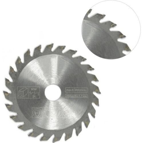 36/24 Teeth TCT Circular Saw Blade Wheel Discs TCT Alloy Woodworking Multifunctional Saw Blade For Wood Metal Cutting 85x15MM