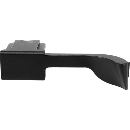 Haoge THB-QB Metal Hot Shoe Thumb Up Rest Thumbs Up Hand Grip for Leica Q2 Camera Black
