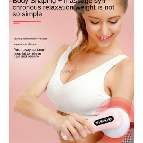 Fitness massager neck shoulder waist multifunctional massage whole body vibration handheld fat press machine