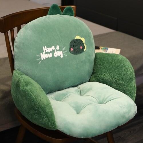 Cartoon seat, cushion, back, waist protection, lovely office, sedentary seat, chair with pillow, back cushion, lumbar waist