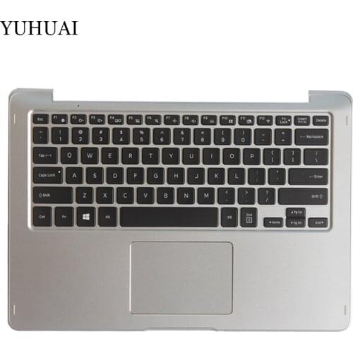 NEW for samsung 740U3L NP740U3L US Black English keyboard with Laptop Palmrest case + Touchpad
