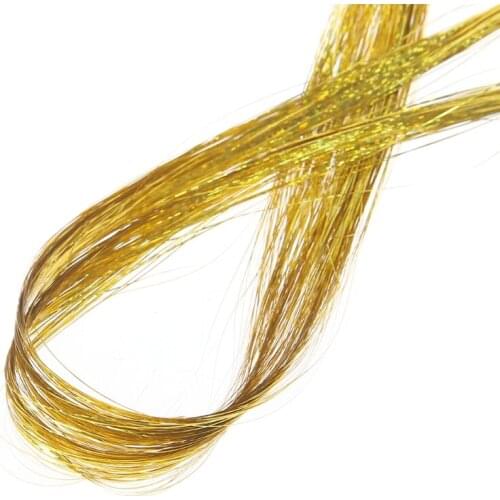 2021 New Tinsel Hair Synthetic Extensions Flareing Accessories Tinsel Shiny Glitter 92cm