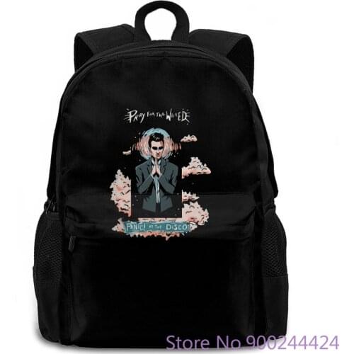 Panic At The Disco Pray For The Wicked Cartoon Unisex New Harajuku Rick women men backpack laptop travel school adult