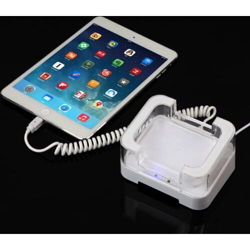 Pad Anti Lost Tablet PC Display Acrylic Holder Security Alarm with Tablet Computer Charging Remote for Retail store exhibition