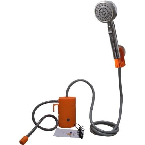 Portable Outdoor Shower Set Camping Shower USB Rechargeable Shower Pump for Family Camp Hiking Backpacking Travel Beach