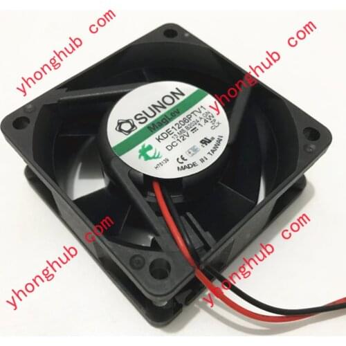 SUNON KDE1206PTV1 13.MS DC 12V 1.4W 60x60x25mm Server Cooling Fan