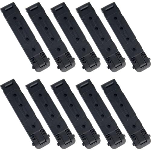 10pcs/lot Tactical Attaching System Molle Lok With Assemble Chicago Screw and Washer For Holster