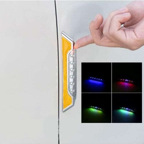 6LED solar energy Car Strobe Warning Light Grill Flashing Breakdown Emergency Light Car Truck Trailer Beacon Lamp LED Side Light
